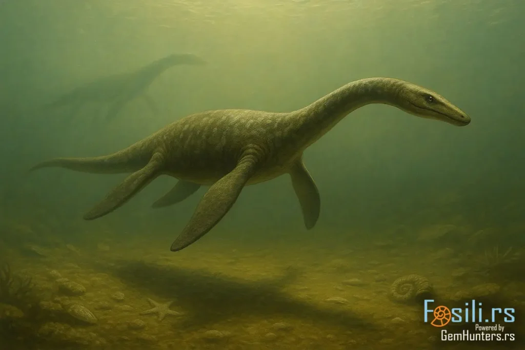 Pleziosaurus iz kasne krede u plitkom okeanu Ouled Abdoun basena u Maroku